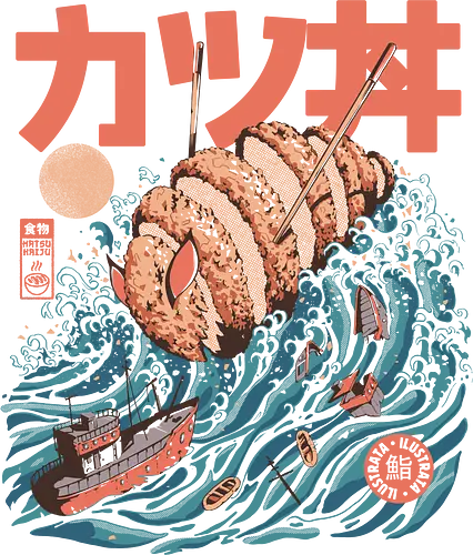 Katsuju - kaiju, Katsudon, japan, food