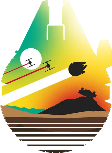 Escape from Desert Planet - rey, jakku, episode 7, sci fi, science fiction, nerd, space opera, film, serie