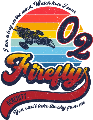 A LEAF ON THE WIND - firefly, serie, tv, retro, Retro Shirt, serenity