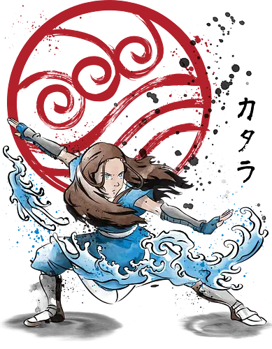 The Power of the Water Tribe - last, water, wasser, anime, watercolor, Bender