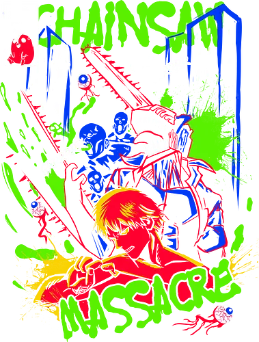 Chainsaw Massacre Vol 2 - chainsaw, man, Denji, anime, manga