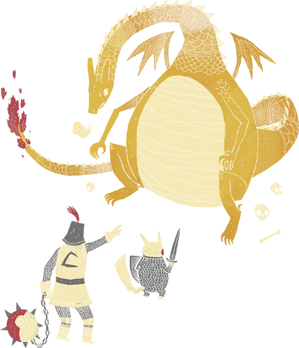 Ye hath to catcheth them all - pocket, medieval, monster, knight, mashup, satire, parody, parodie