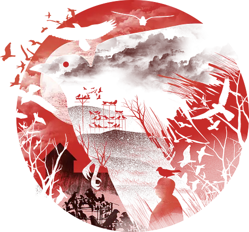 Alfreds Birds - alfred, hitchcock, alfred hitchcock, director, the birds, die vögel, film, movie, classic, horror