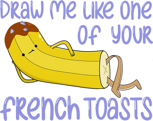 BANANA GUARD - banana, french toast, hot, Sexy, food