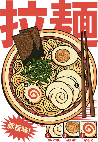 Vintage Cool Ramen Vol.2 - ramen, soup, noodle soup