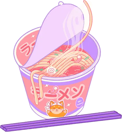 Spicy Sfood - ramen, cup ramen, soup, Pastell