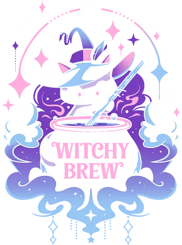 Witchy Cat Potion - cat, katze, witch, witchcraft, magic, Potion