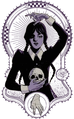 Full of Woe - goth, addams, weComiconsoleday