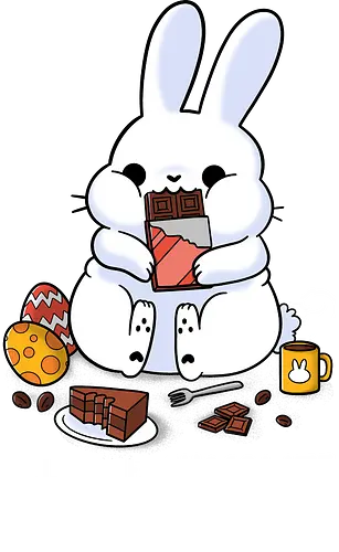 Chocolate Bunny - bunny, kaninchen, schokolade, Chocolate, sweets